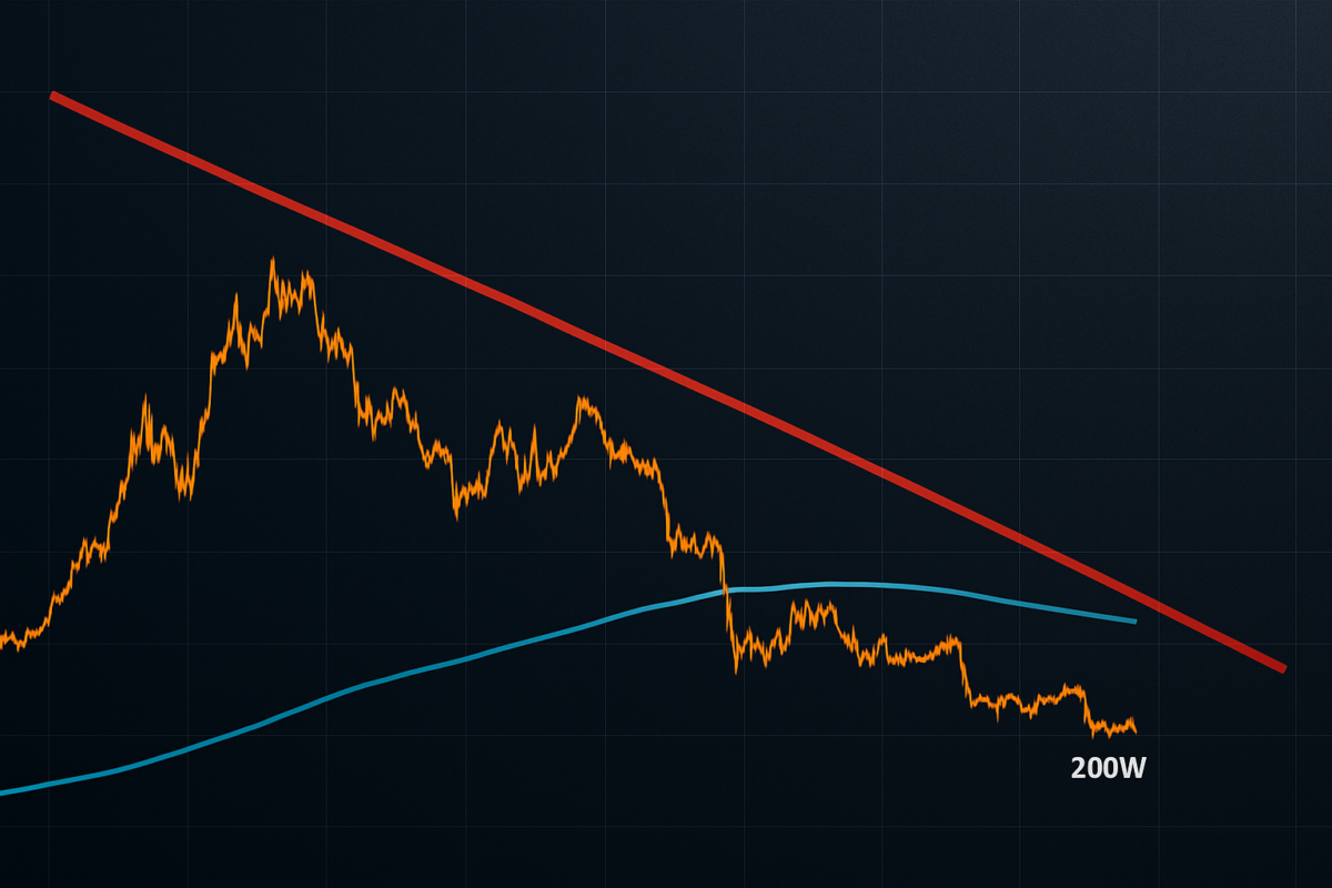 Bitcoin am Bärenmarkt-Boden? 200‑Wochen‑Linie im Fokus