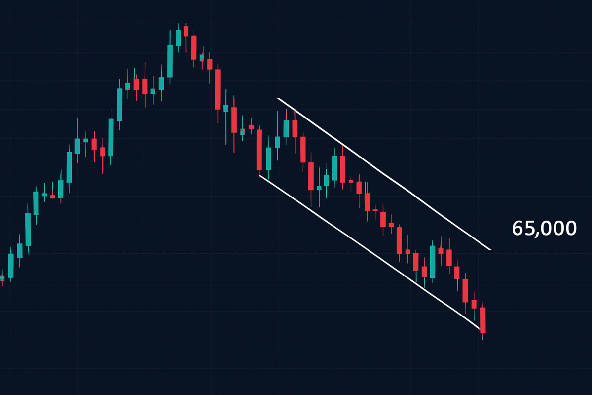Bitcoin: Bear-Flag warnt – droht Rückfall auf 65.000?